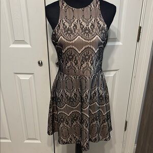 Urban Heart Fit & Flare Lace Dress